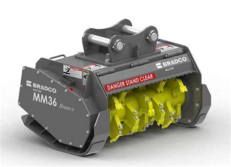 mulcher attachment for mini excavator